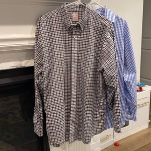 Brooks Brothers Button Down Plaid Oxford
